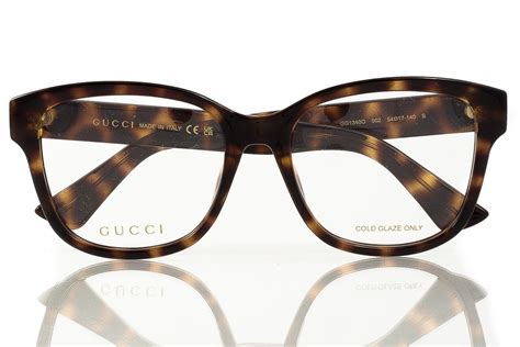 montatura occhiali gucci dorata 135 gg 1474 000|Montature Occhiali GUCCI Donna .